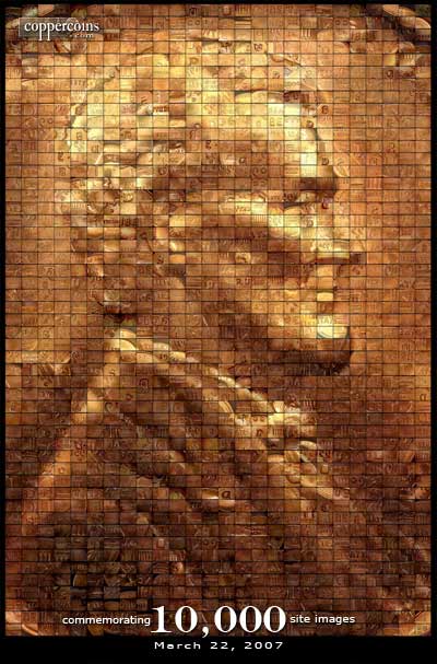 Lincoln cent commemorative poster