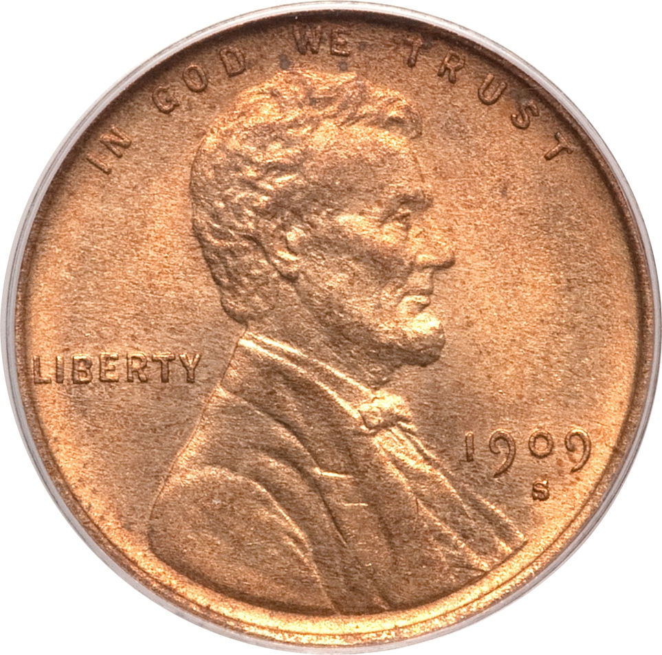 1909-S Die #01 — mint-mark detail